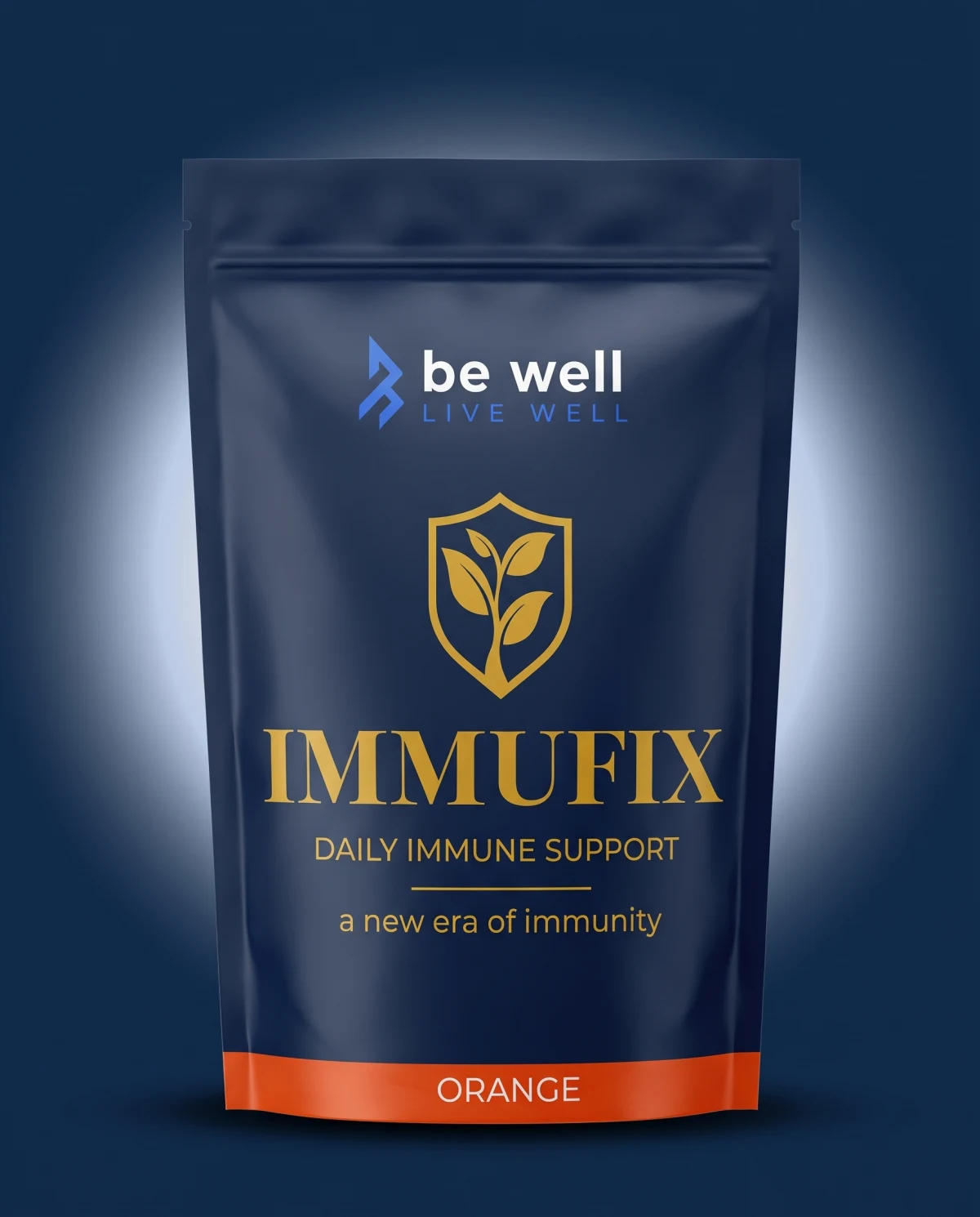 A pouch of Immufix Orange